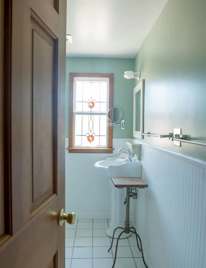 Room 15 - Bathroom | AlbergoAllegriaHotel | Windham New York